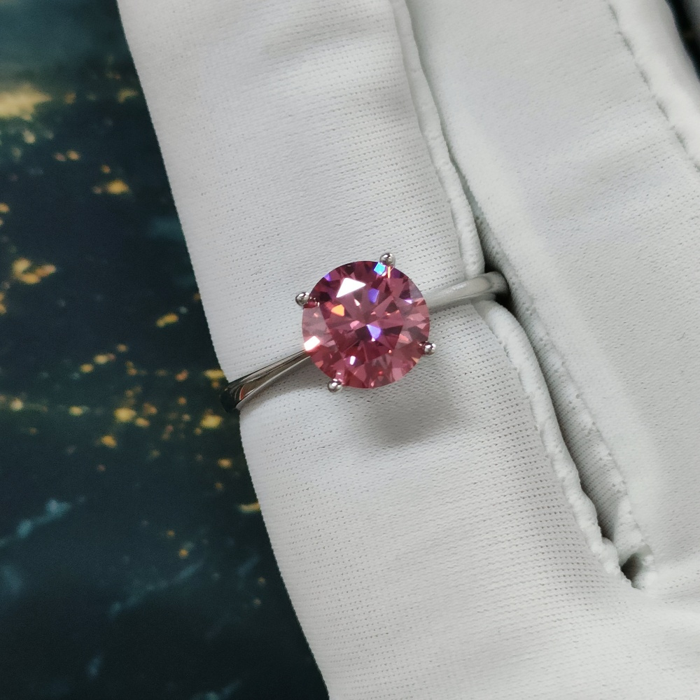 3 Carat Moissanite S925 Silver Ring, Mother's Day Gift